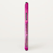MORGENSTAR , rosa, schwarz, Fuchsia Monogramm Case-Mate iPhone Hülle (Hinten/Rechts)