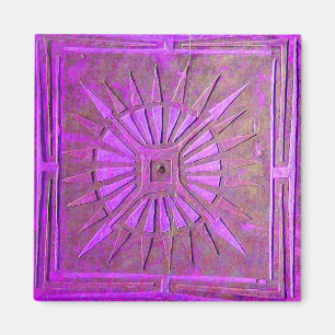 MORGENSTAR, violett lila Magnet