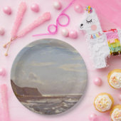 Morgenstern an der Küste auf der Isle of Wight Pappteller (Party)