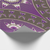 Morgenstern (Lila) Geschenkpapier (Ecke)