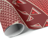 Morgenstern (rot) geschenkpapier (Rolleneckpunkt)