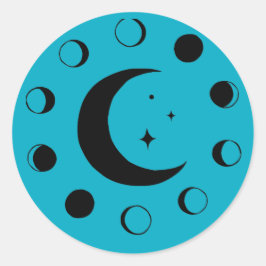 Morgenstern Runder Aufkleber