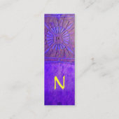 MORGENSTERNMONOGRAM MINI VISITENKARTE (Rückseite)