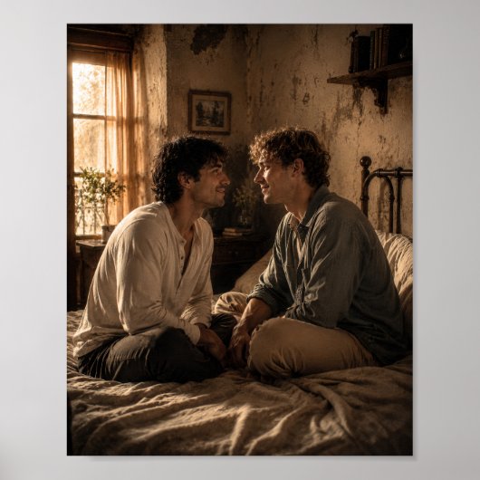 Morgenstille | Schwules Kunstprojekt Poster (Vorne)