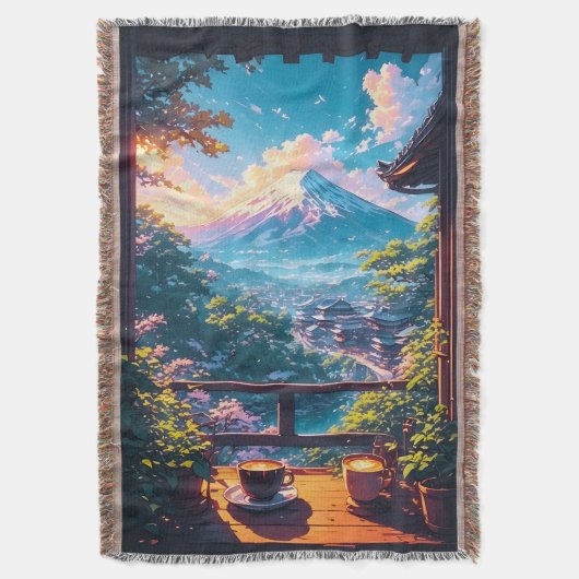 Morgenstille über Fuji Decke (Vorderseite Vertikal)
