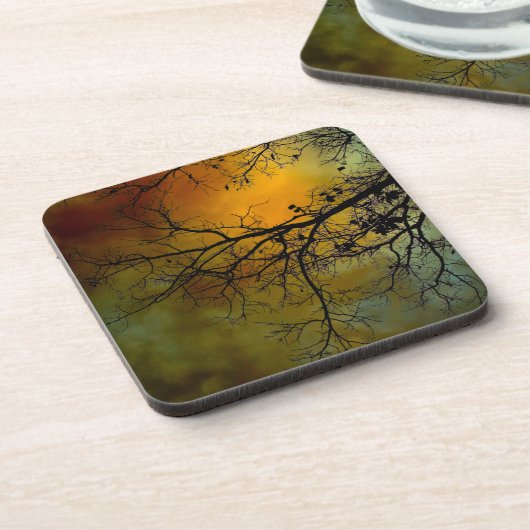 Morgenstürme mit Untersetzer-Set Untersetzer (Linke Seite)