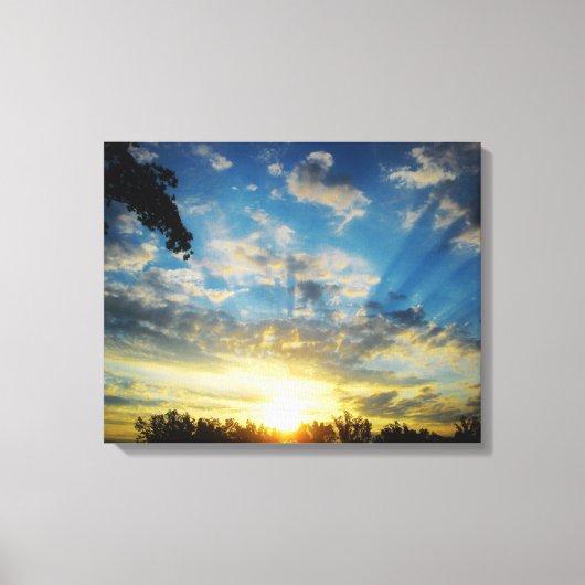 MORGENSUNRISE LEINWANDDRUCK (Vorderseite)