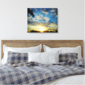MORGENSUNRISE LEINWANDDRUCK (Insitu (Schlafzimmer))