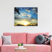 MORGENSUNRISE LEINWANDDRUCK (Insitu (Wohnzimmer))