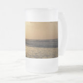 Morgensurfer Mattierte Glasbierbläser Tasse (VorderseiteRechts)