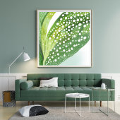 Morgentau | Moderne botanische Wasserfarbe Poster