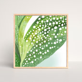 Morgentau | Moderne botanische Wasserfarbe Poster