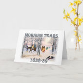 Morgentehren zeigen den Cherokee-Pfad von 1838-39 Karte (Gelbe Blume)