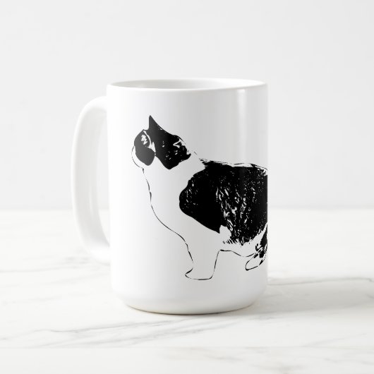 Morgenumriss, sanfte Wache Kaffeetasse (Vorderseite Links)