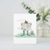 Morgenverfassung Postkarte (Stehend Vorderseite)