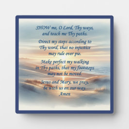 Morgenvormittag Gebet-Plaque mit Easel Fotoplatte