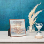 Morgenvormittag Gebet-Plaque mit Easel Fotoplatte (InSitu)