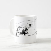 Morgenwache, leichtes Herz Kaffeetasse (Vorderseite Links)