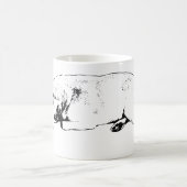 Morgenwache, leichtes Herz Kaffeetasse (Mittel)
