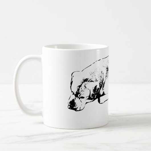 Morgenwache, leichtes Herz Kaffeetasse (Links)
