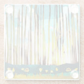 Morgenwald Glasuntersetzer (Rückseite)