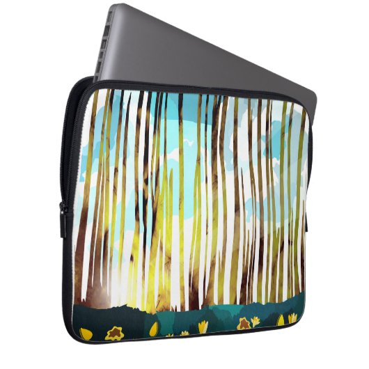 Morgenwald Laptopschutzhülle (Vorne Rechts)