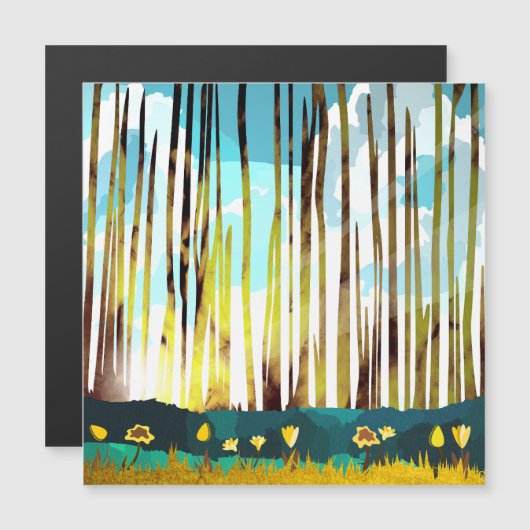 Morgenwald Magnetkarte (Vorne/Hinten)