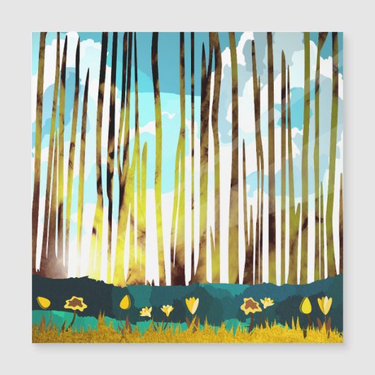 Morgenwald Magnetkarte (Vorderseite)