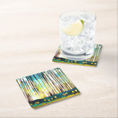 Morgenwald Rechteckiger Pappuntersetzer (Vor Ort)