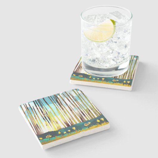 Morgenwald Steinuntersetzer (Seitenansicht)