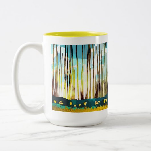 Morgenwald Zweifarbige Tasse (Links)