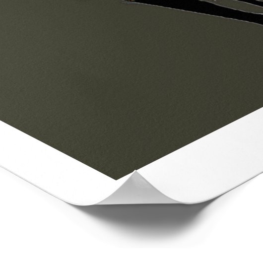 Morgenwasser Poster (Ecke)