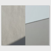 Morgenweiße Betonmauer Geschenkpapier (Flach)