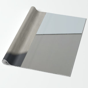 Morgenweiße Betonmauer Geschenkpapier