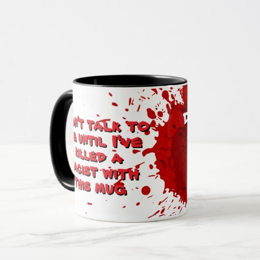 Morgenwut Tasse (Vorderseite Links)