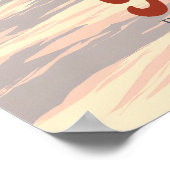 Morgins Schweiz Snowboarden Reiseplakat Poster (Ecke)