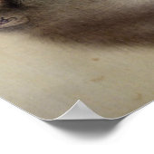 Mori Sosen Affen in einem blühenden Kirschbaum Poster (Ecke)