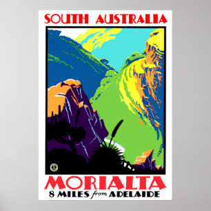Morialta, 8 Meilen von Adelaide, Südaustralien Poster