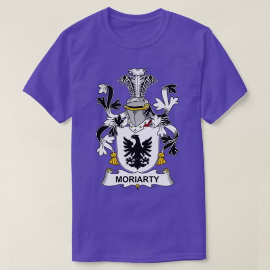 Moriarty Coat of Arms Familienwappen T-Shirt (Design vorne)