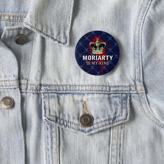 Moriarty ist mein König Button (Beispiel)