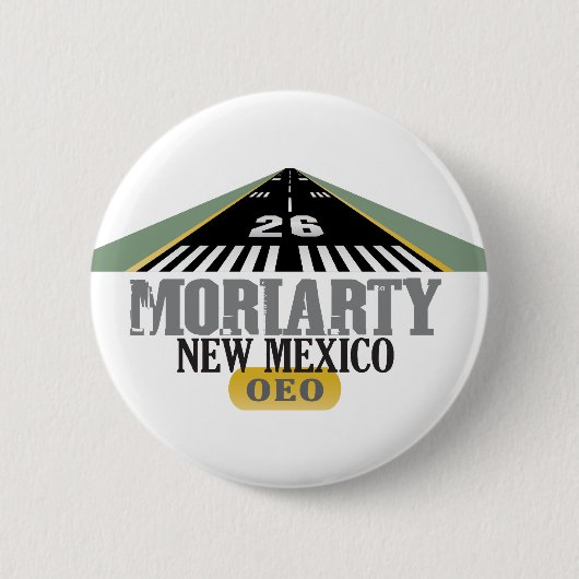 Moriarty New Mexico - Airport Runway Button (Vorderseite)