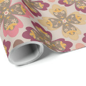 Morieve Collection Luxus-Blumen-Tapete Geschenkpapier (Rolleneckpunkt)
