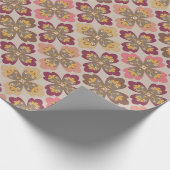 Morieve Collection Luxus-Blumen-Tapete Geschenkpapier (Ecke)