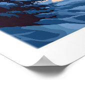Morillon Ski Print 1 Poster (Ecke)