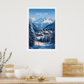 Morillon Ski Print 1 Poster (Küche)