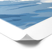 Morillon Ski-Wandkunst Poster (Ecke)
