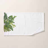 Moringa Blätter mit Textfläche Badhandtuch Set (Handtuch)