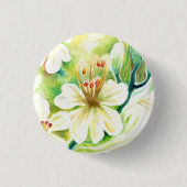 Moringa Blume Button (Vorderseite)