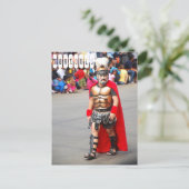 Moriones Festival in Marinduque Philippinen Postkarte (Stehend Vorderseite)