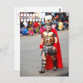 Moriones Festival in Marinduque Philippinen Postkarte (Vorne/Hinten)